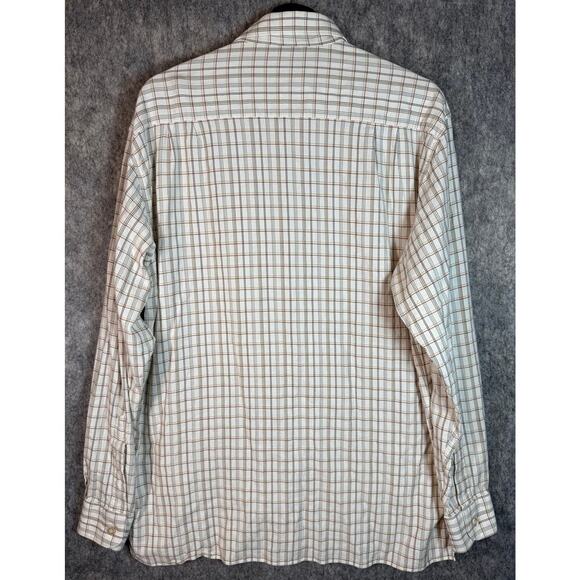 Ermenegildo Zegna Mens Long Sleeve Plaid Button Down - XL - Picture 4 of 8